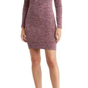 French Connection Katrin Long Sleeve Cable Knit Sweater Dress - Size - Large